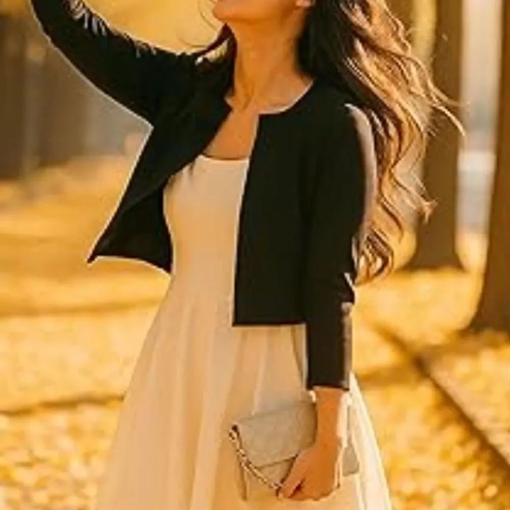 Ann Taylor M black open sweater, kimono, Jacket